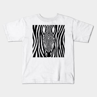 zebra transparent Kids T-Shirt